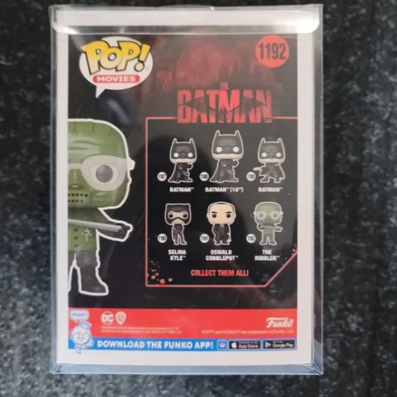Funko Pop! The Batman the Riddler signed pop - Picture 3 of 6